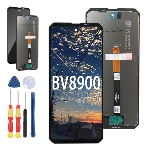 Yuxyiony Neuer LCD Bildschirm Ersatz für Blackview BV8900 LCD Display Touch Screen Reparaturteile mit Werkzeug. von Yuxyiony