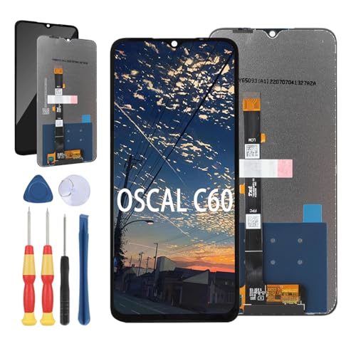 Yuxyiony Neuer LCD Bildschirm Ersatz für Blackview OSCAL C60 LCD Display Touch Screen Reparaturteile mit Werkzeug. von Yuxyiony