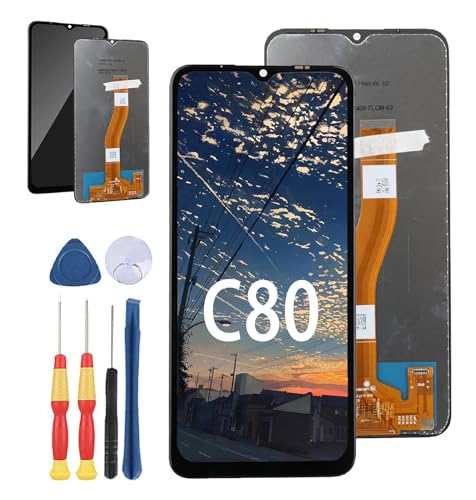 Yuxyiony Neuer LCD Bildschirm Ersatz für Blackview OSCAL C80 LCD Display Touch Screen Reparaturteile mit Werkzeug. von Yuxyiony