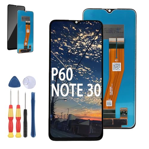 Yuxyiony Neuer LCD Bildschirm Ersatz für Cubot Note 30 / P60 LCD Display Touch Screen Reparaturteile mit Werkzeug. von Yuxyiony