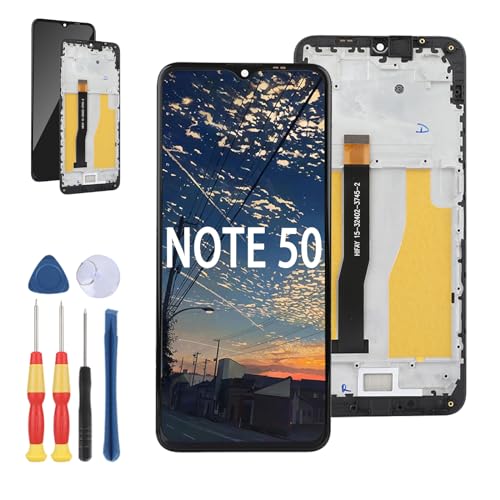 Yuxyiony Neuer LCD Bildschirm Ersatz für Cubot Note 50 LCD Display Touch Screen Reparaturteile mit Werkzeug. von Yuxyiony