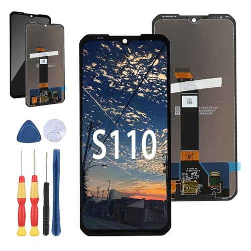 Yuxyiony Neuer LCD Bildschirm Ersatz für Doogee S110 LCD Display Touch Screen Reparaturteile mit Werkzeug. von Yuxyiony