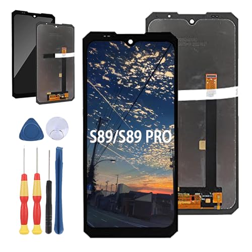 Yuxyiony Neuer LCD Bildschirm Ersatz für Doogee S89/ S89 Pro LCD Display Touch Screen Reparaturteile mit Werkzeug. von Yuxyiony