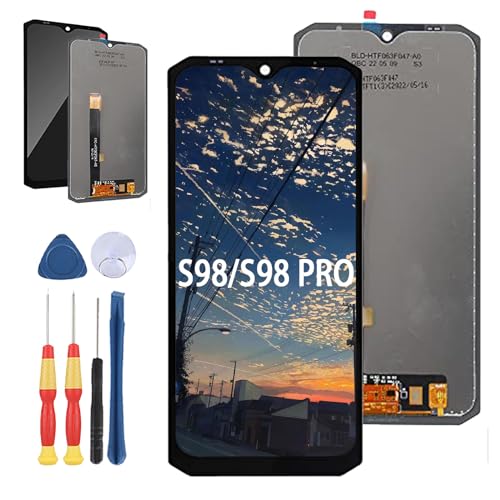 Yuxyiony Neuer LCD Bildschirm Ersatz für Doogee S98 /S98 Pro LCD Display Touch Screen Reparaturteile mit Werkzeug. von Yuxyiony