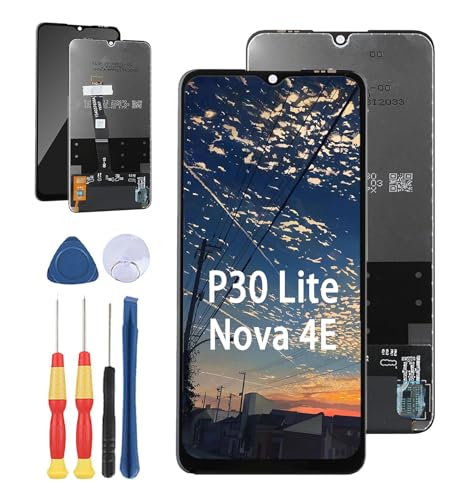 Yuxyiony Neuer LCD Bildschirm Ersatz für Huawei P30 Lite/Nova 4E LCD Display Touch Screen Reparaturteile mit Werkzeug. von Yuxyiony