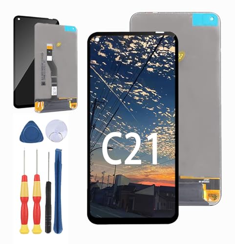 Yuxyiony Neuer LCD Bildschirm Ersatz für Oukitel C21 LCD Display Touch Screen Reparaturteile mit Werkzeug. von Yuxyiony