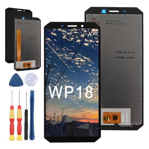 Yuxyiony Neuer LCD Bildschirm Ersatz für Oukitel WP18 /WP18 Pro LCD Display Touch Screen Reparaturteile mit Werkzeug. von Yuxyiony