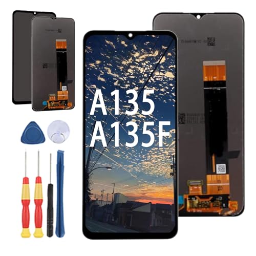 Yuxyiony Neuer LCD Bildschirm Ersatz für Samsung Galaxy A13 4G A135 SM-A135F LCD Display Touch Screen Reparaturteile mit Werkzeug. Yuxyiony Neuer LCD Bildschirm Ersatz für Samsung Galaxy A13 4G A135 SM-A135F LCD Display Touch Screen Reparaturteile mit Werkzeug. von Yuxyiony