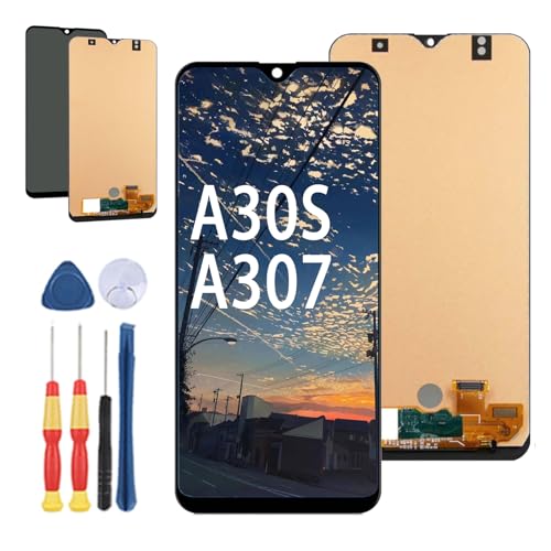 Yuxyiony Neuer LCD Bildschirm Ersatz für Samsung Galaxy A30s A307 SM-A307F A307FN LCD Display Touch Screen Reparaturteile mit Werkzeug. von Yuxyiony
