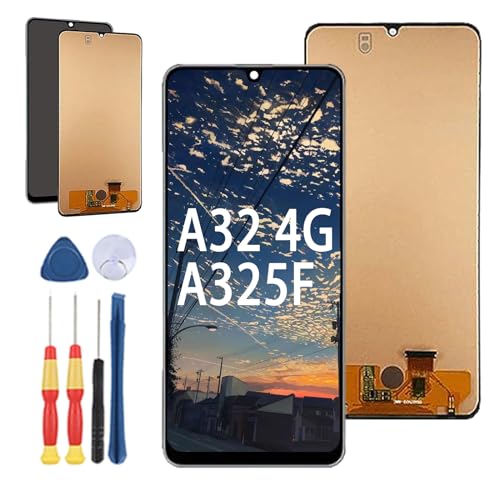 Yuxyiony Neuer LCD Bildschirm Ersatz für Samsung Galaxy A32 4G SM-A325F A325M A325N LCD Display Touch Screen Reparaturteile mit Werkzeug. von Yuxyiony
