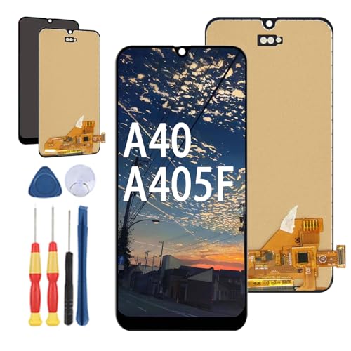 Yuxyiony Neuer LCD Bildschirm Ersatz für Samsung Galaxy A40 A405 A405S A405F LCD Display Touch Screen Reparaturteile mit Werkzeug. von Yuxyiony