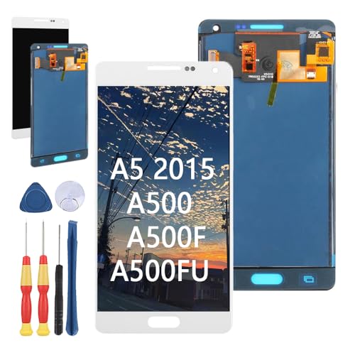 Yuxyiony Neuer LCD Bildschirm Ersatz für Samsung Galaxy A5 2015 A500 A500F A500FU LCD Display Touch Screen Reparaturteile mit Werkzeug Yuxyiony Neuer LCD Bildschirm Ersatz für Samsung Galaxy A5 2015 A500 A500F A500FU LCD Display Touch Screen Reparaturteile mit Werkzeug von Yuxyiony