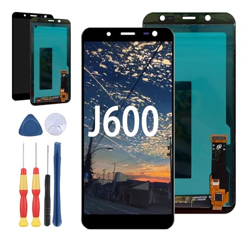 Yuxyiony Neuer LCD Bildschirm Ersatz für Samsung Galaxy J6 J600 2018 J600Y J600F LCD Display Touch Screen Reparaturteile mit Werkzeug. von Yuxyiony