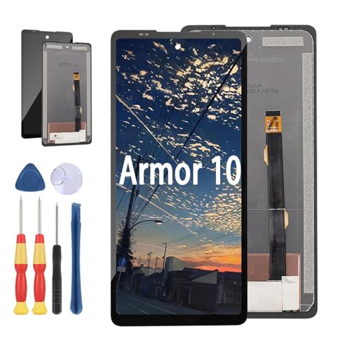 Yuxyiony Neuer LCD Bildschirm Ersatz für Ulefone Armor 10 LCD Display Touch Screen Reparaturteile mit Werkzeug. von Yuxyiony