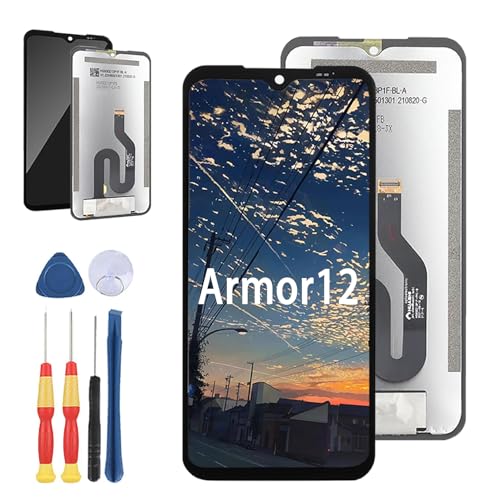 Yuxyiony Neuer LCD Bildschirm Ersatz für Ulefone Armor 12 LCD Display Touch Screen Reparaturteile mit Werkzeug. von Yuxyiony