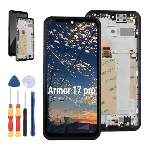 Yuxyiony Neuer LCD Bildschirm Ersatz für Ulefone Armor 17 Pro LCD Display Touch Screen Reparaturteile mit Werkzeug. von Yuxyiony