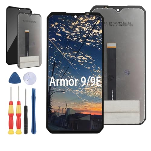 Yuxyiony Neuer LCD Bildschirm Ersatz für Ulefone Armor 9/Armor 9E LCD Display Touch Screen Reparaturteile mit Werkzeug. von Yuxyiony