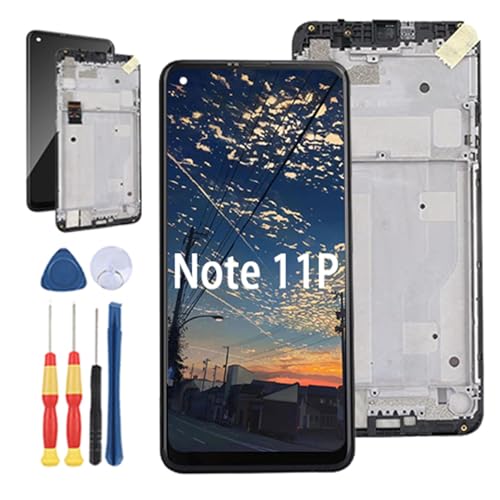 Yuxyiony Neuer LCD Bildschirm Ersatz für Ulefone Note 11P LCD Display Touch Screen Reparaturteile mit Werkzeug von Yuxyiony