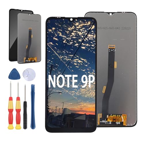 Yuxyiony Neuer LCD Bildschirm Ersatz für Ulefone Note 9P LCD Display Touch Screen Reparaturteile mit Werkzeug. von Yuxyiony