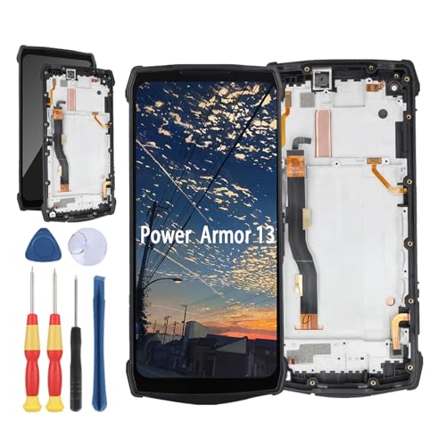 Yuxyiony Neuer LCD Bildschirm Ersatz für Ulefone Power Armor 13 LCD Display Touch Screen Reparaturteile mit Werkzeug. von Yuxyiony