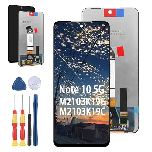 Yuxyiony Neuer LCD Bildschirm Ersatz für Xiaomi Redmi Note 10 5G M2103K19G M2103K19C LCD Display Touch Screen Reparaturteile mit Werkzeug. von Yuxyiony