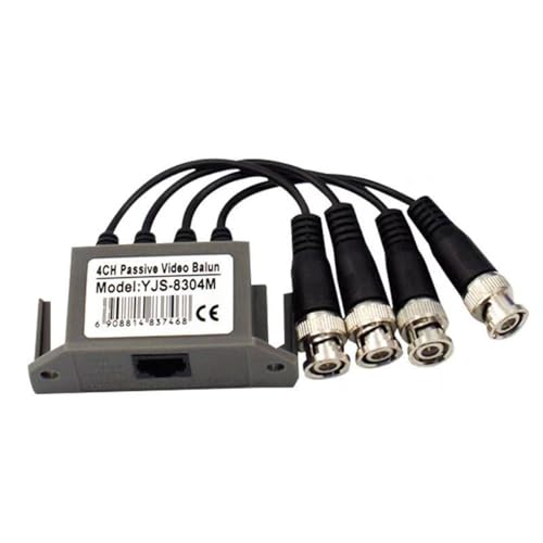 4Channel BNC Video Extender Twisted Sender Für CCTV Systeme Mit Passiven Übertragungs Koaxialsignalen Verstärkern von Ywmsfl