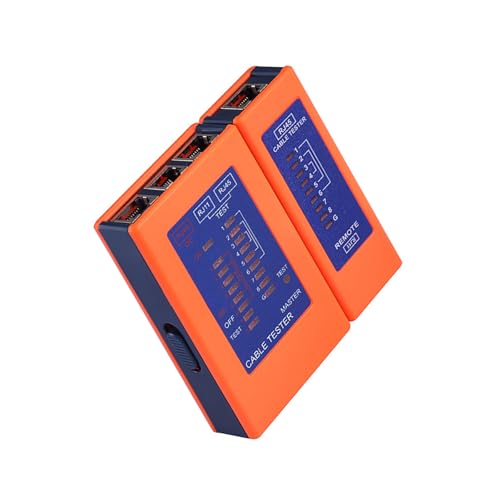 Ywmsfl Networking Networking Line Tester Für Durabilitätsnetzwerkkabel Für RJ11 RJ12 RJ45 Mit Umfassender Kabelmordungstest von Ywmsfl