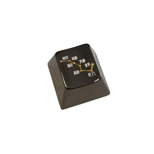 Ywmsfl Original Höhe Legierungsmetall-Tastenkappe mit großen Dipper-Konstellationen Muster für Tastatur-Anpassung von Ywmsfl