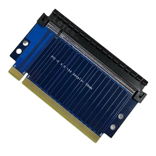 Ywmsfl PCIE164 Adapterboard PCIE4.0 16x Risers Card Gen4 16GT/S Risers Adapter Lenkkarte Einfach Zu Installierende Höhe 3.0-5.0 cm von Ywmsfl
