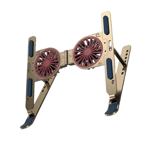 Ywmsfl Schwarzer Mythos Aluminium Laptop Standhalter Mit Turboskühlung Und 16 Beleuchtungseffekte Für Die Laptop Wärmeabteilung Ywmsfl Schwarzer Mythos Aluminium Laptop Standhalter Mit Turboskühlung Und 16 Beleuchtungseffekte Für Die Laptop Wärmeabteilung von Ywmsfl
