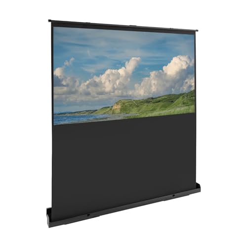 Beamer Leinwand, 195x12x13cm Pull-up Projektor leinwand, tragbare Projektionsleinwand, Boden Projektionsleinwand für Heimprojektionsräume, Wohnzimmer, Schlafzimmer, Aktivitätsräume Beamer Leinwand, 195x12x13cm Pull-up Projektor leinwand, tragbare Projektionsleinwand, Boden Projektionsleinwand für Heimprojektionsräume, Wohnzimmer, Schlafzimmer, Aktivitätsräume von YyanLAK