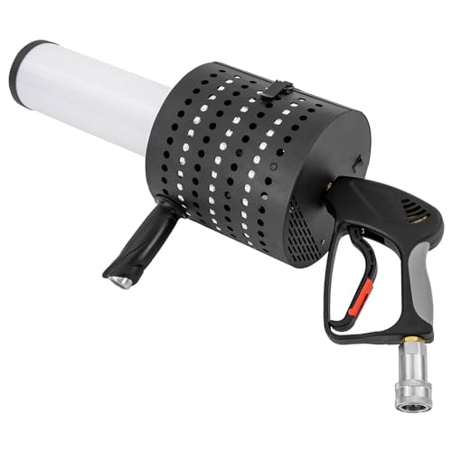CO2-Handnebelmaschine, Nebelmaschine, 20W/76x39x30cm LED CO2 Konfetti Hand Jet Gun Shooter Kanone für öffentliche Plätze Eisbahnen Llchtpartys, Feiertage, GebuItstagspartys, Famillenfeiern von YyanLAK