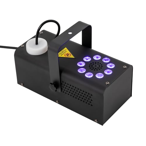 Nebelmaschine, 500W Rauchmaschine, 9 LED Bühnenlicht Vertikal Upspray Effekt DJ Party, 3 Farbwechselmodi für Bühnen, Ballsäle, Bars, KTVs, Geburtstagsfeiern Nebelmaschine, 500W Rauchmaschine, 9 LED Bühnenlicht Vertikal Upspray Effekt DJ Party, 3 Farbwechselmodi für Bühnen, Ballsäle, Bars, KTVs, Geburtstagsfeiern von YyanLAK