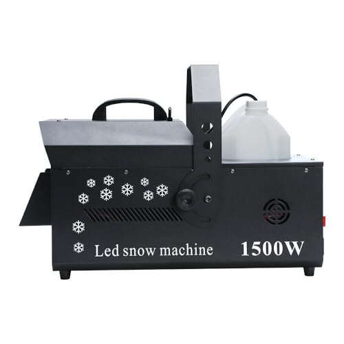 Schneemaschine, 5 L 1500 W LED tragbare Hochwertige Schneematschmaschine, 3-in-1 Schneemaschine Schneeflockenmaschine DMX mit Leichter für Partys,Bühne, Hochzeit Schneemaschine, 5 L 1500 W LED tragbare Hochwertige Schneematschmaschine, 3-in-1 Schneemaschine Schneeflockenmaschine DMX mit Leichter für Partys,Bühne, Hochzeit von YyanLAK