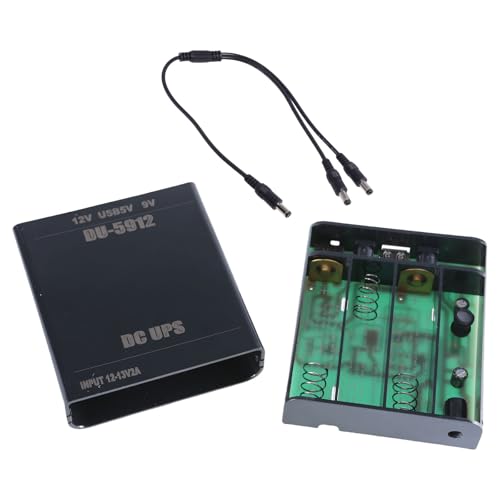 Stromversorgungsbox USB 5V 9V 12 V Ausgang 3pcs 18650 Batterie Powerbank Hülle Für Router (Batterie Nicht Enthalten) von Yzdysg