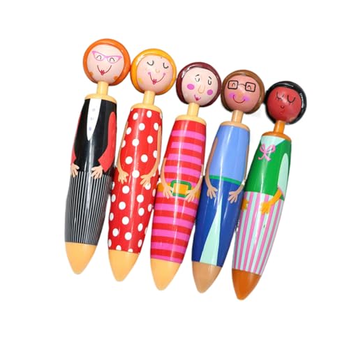 Yzdysg 5 PCs Creative Dolls Kugelschreiber 0 7 Mm Einziehbarer Kugelschreiber Ölstift Press Stift Glattes Schreibstift Für Die Schule Yzdysg 5 PCs Creative Dolls Kugelschreiber 0 7 Mm Einziehbarer Kugelschreiber Ölstift Press Stift Glattes Schreibstift Für Die Schule von Yzdysg