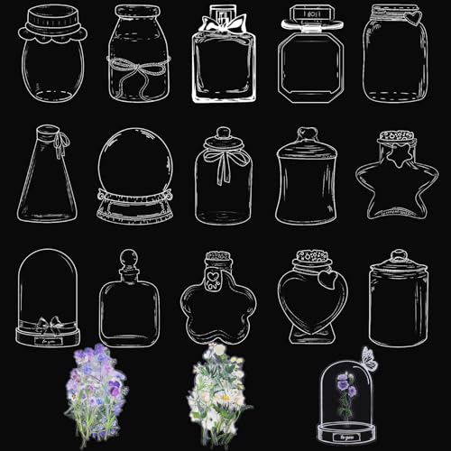 60 Stück Transparentes Lesezeichen, Transparente Lesezeichen Getrocknete Blumen,Getrocknete Blumen, DIY Hausgemachte Bookmark,Lesezeichen Kinder,Klare Florale Maker,Wunschflasche Aufkleber 60 Stück Transparentes Lesezeichen, Transparente Lesezeichen Getrocknete Blumen,Getrocknete Blumen, DIY Hausgemachte Bookmark,Lesezeichen Kinder,Klare Florale Maker,Wunschflasche Aufkleber von YzmrBdqc