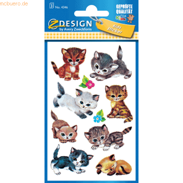 10 x Z-Design Sticker 76x120mm Papier 3 Bogen Motiv Katzen 10 x Z-Design Sticker 76x120mm Papier 3 Bogen Motiv Katzen von Z-Design