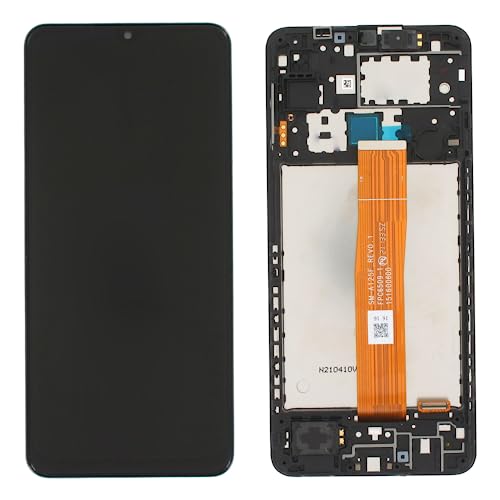 Original Samsung Galaxy A12 2020 A125 LCD Display Touch Screen Glas Digitizer Bildschirm mit Rahmen (Service Pack) GH82-24491A / GH82-24490A Schwarz von Z.M.C