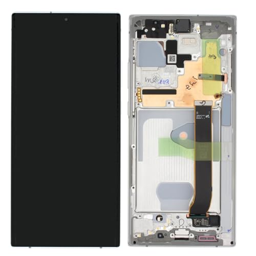 Original Samsung Galaxy Note 20 Ultra 5G N986 N985 LCD Display Weiß Touch Screen GH82-23596C GH82-23597C Digitizer Bildschirm von Z.M.C