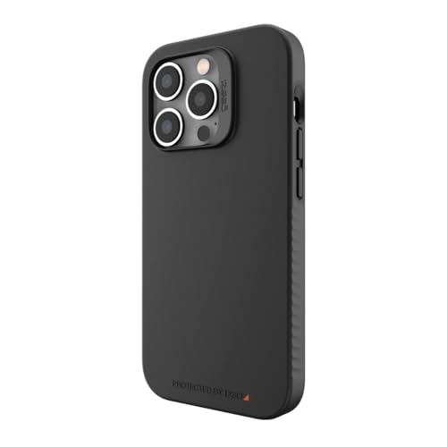 GEAR4 Gear 4 Rio Snap D30 Schutzhülle Kompatibel mit iPhone 14 Pro, Stoßfest, MagSafe Kompatibel, Magnetisch, Wireless Charging, 5G, (Schwarz) von ZAGG