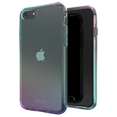 Gear4 39234 Crystal Palace Iridescent Designed für iPhone SE -2020 Hülle, Schutzhülle Geschützt durch D3O Handyhülle - Schimmern von ZAGG