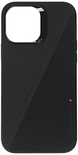 Gear4 ZAGG Brooklyn Snap - MagSafe-kompatible Hülle aus veganem Leder - für iPhone 13 Pro Max - Farbe: Schwarz von ZAGG