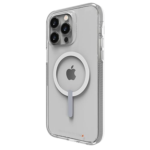 Gear4 ZAGG Crystal Palace Snap Case - Clear iPhone Case, D30 Drop Protection (13ft/4m), Anti-Vergilb-Eigenschaften, Edge-to-Edge Protection, Magsafe Compatible iPhone 14 Pro Max Case von ZAGG