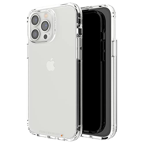 Gear4 ZAGG Crystal Palace - Unsere kristallklare Hülle bietet ultimativen Aufprallschutz - für iPhone 13 Pro Max - Farbe: klar, 702008197, Clear von ZAGG