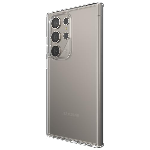 ZAGG Crystal Palace, Graphen-verstärkte Hülle für Samsung Galaxy S24 Ultra [6.8-Inch], kein Vergilben, Sehr schlankes und Komfortables Design, stossfeste Abdeckung für die Rückseite (Transparent) von ZAGG