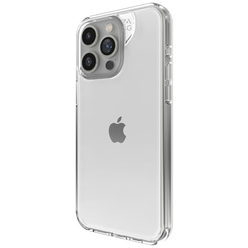 ZAGG Crystal Palace iPhone 15 Pro Max Handyhülle – Fallschutz (4 m), Anti-Vergilbung & Kratzfeste iPhone-Hülle, Kabelloses Laden, Klar von ZAGG