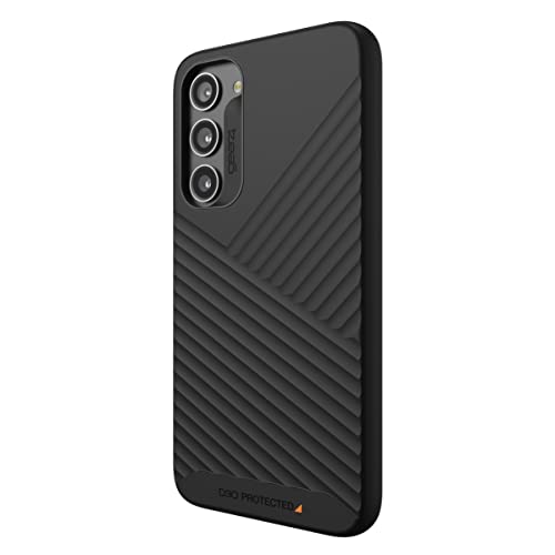 ZAGG Gear4 Denali D30 Protective Case for Samsung Galaxy S23,+, 6.6in, Slim, Enhanced Back Protection, Ultimate Impact, Kickstand, Wireless Charging, (Black) von ZAGG