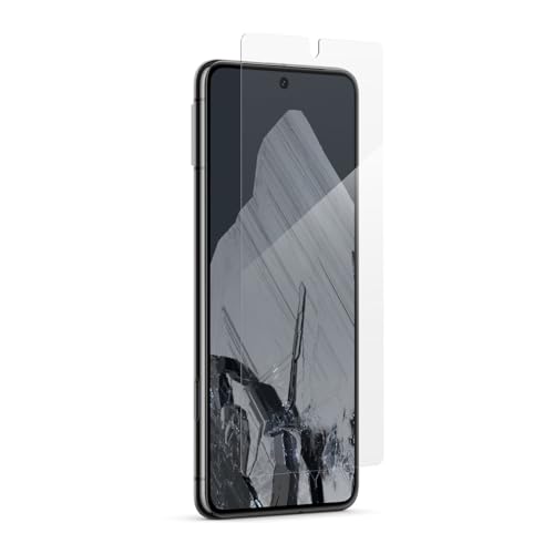 ZAGG InvisibleShield Glass Elite Displayschutzfolie für Google Pixel 8, glatte seidige Haptik, wischfest, kratzfest, antimikrobiell, klar von ZAGG