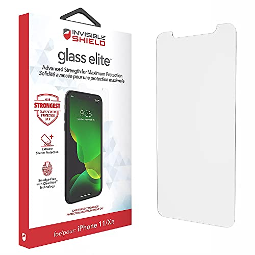 ZAGG InvisibleShield Glass Elite Displayschutzfolie für iPhone 11 und iPhone XR - Stärkstes gehärtetes Glas, wischfreier ClearPrint, extremer Splitter-, Schlag- und Kratzschutz ZAGG InvisibleShield Glass Elite Displayschutzfolie für iPhone 11 und iPhone XR - Stärkstes gehärtetes Glas, wischfreier ClearPrint, extremer Splitter-, Schlag- und Kratzschutz von ZAGG